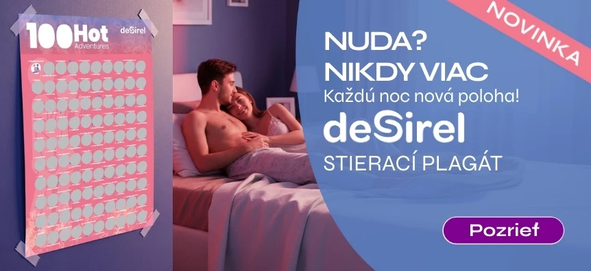 Desirel - 100 sexuálnych pozícií stierací plagát spoločenská hra | SexShop Slovensko Desirel.sk 