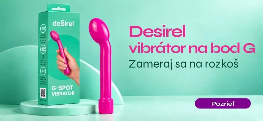 Nový zakrivený Desirel vibrátor na bod G pre cielené potešenie | SexShop Slovensko Desirel.sk