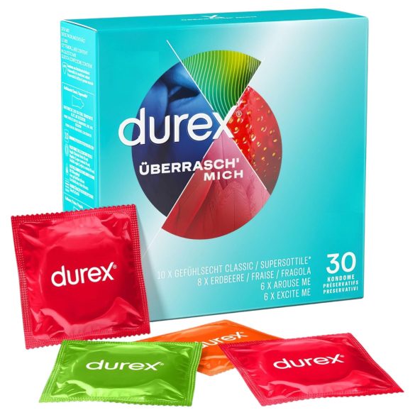 Durex - balíček ochutených kondómov (30ks)