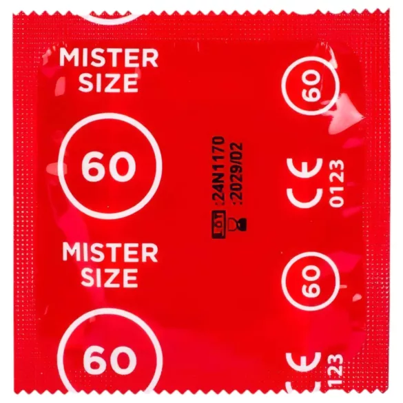 Mister Size - kondómy testovacia sada s meradlom penisu - 3 ks