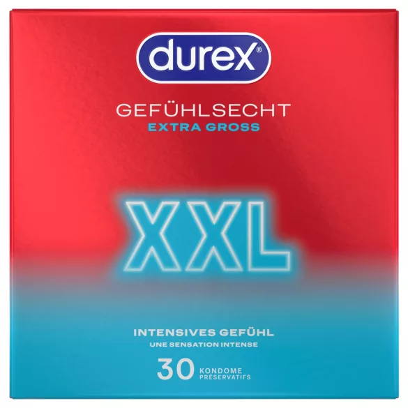Durex - XXL kondómy (30 ks)