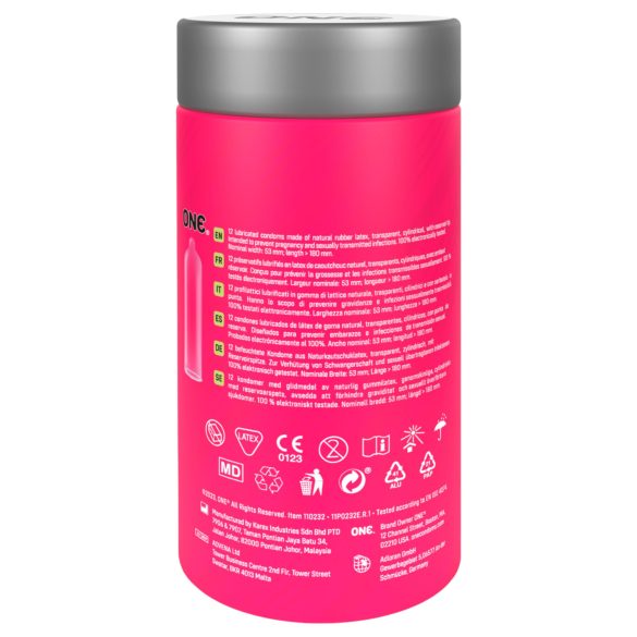 ONE - kondómy s príchuťou - mix príchutí - 12 ks