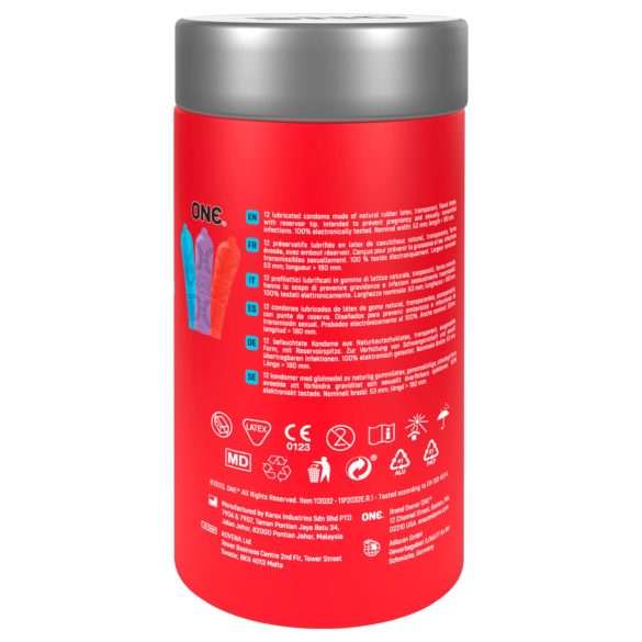 ONE - kondómy - tetovanie dizajn - 12 ks