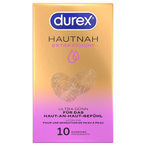 Durex Hautnah - extra lubrikované kondómy - 10 ks