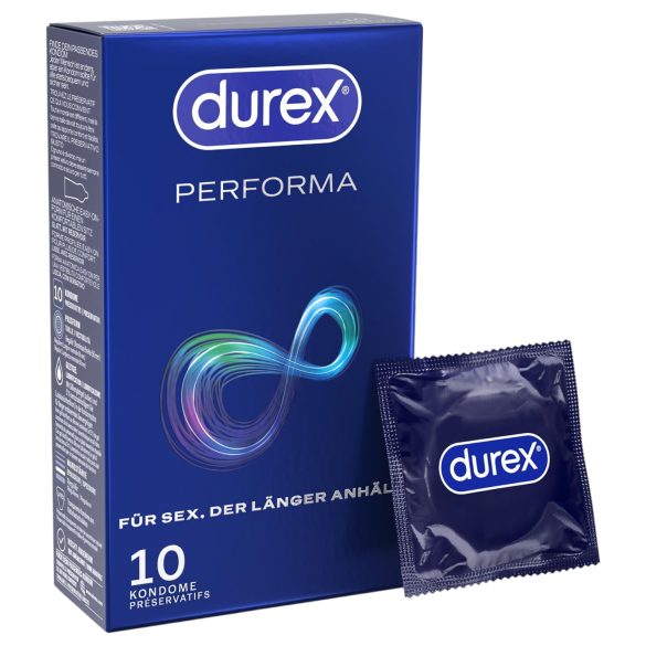 Durex Performa - kondóm pre oddialenie ejakulácie - 10 ks