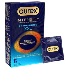 Durex Intensity XXL - prezervatív bez latexu - 8 ks
