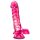 B Yours – dildó s semeníkmi – 20 cm (ružový)