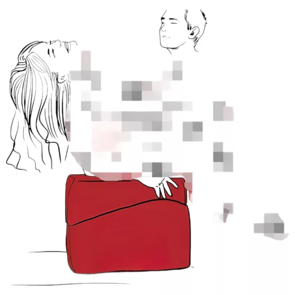 Liberator - erotický vankúš set - čierny