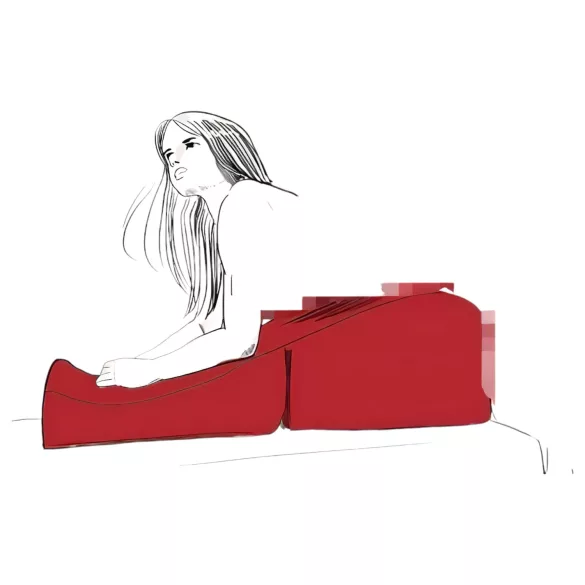 Liberator - erotický vankúš set - čierny