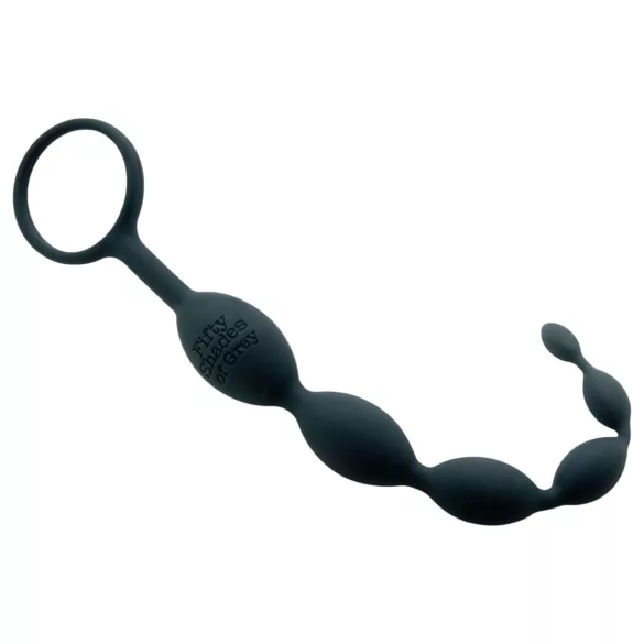 Fifty Shades of Grey - anál dildó s perlami - šedá