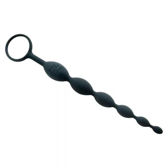 Fifty Shades of Grey - anál dildó s perlami - šedá