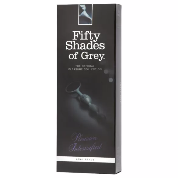 Fifty Shades of Grey - anál dildó s perlami - šedá