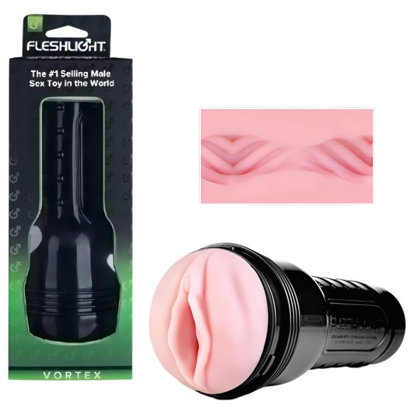 Fleshlight - masturbátor vagina - vírivé vnútro - ružová