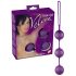 You2Toys - Velvet fialová, trojitá gulička gejša