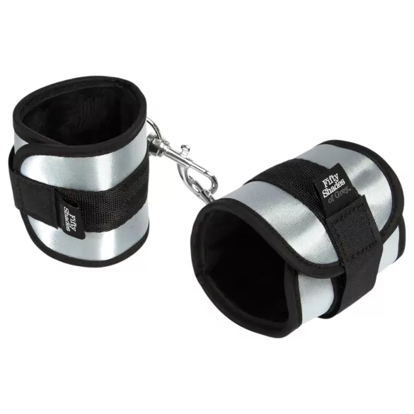 Fifty Shades of Grey - putá na zápästie - sivé - 2 ks