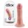 King Cock - dildo - realistický tvar - 15 cm - naturálny