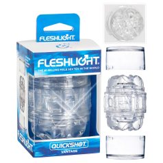   Fleshlight - cestovný masturbátor Quickshot Vantage - priehľadný