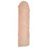 Nature Skin - návlek na penis - predĺženie a zväčšenie - telová farba