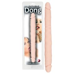 You2Toys - dvojitý dildo - 100% silikón - naturálny