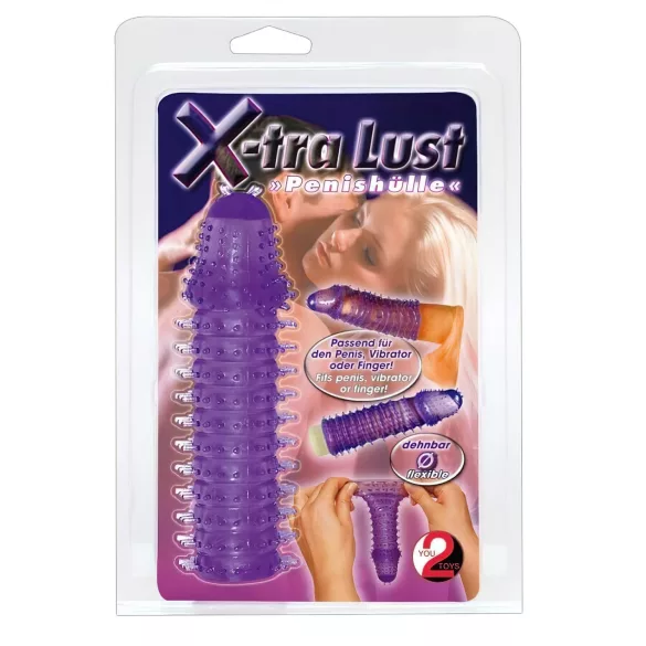 You2Toys - predlžovací návlek na penis - fialový