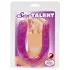 You2Toys - dvojité dildo - flexibilné - silikón - čierne
