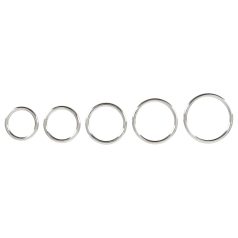 Bad Kitty - kovový erekčný krúžok set - 5 kusov