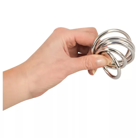 Bad Kitty - kovový erekčný krúžok set - 5 kusov