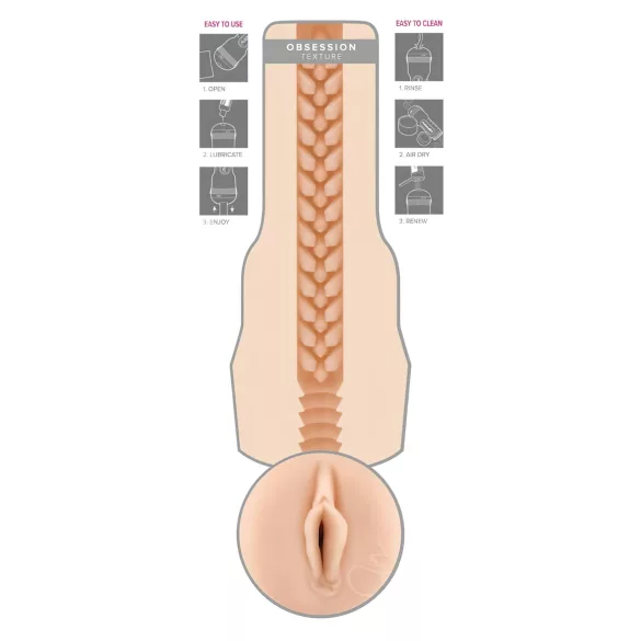 Fleshlight - umelá vagína - Jenna Haze Obsession - realistická