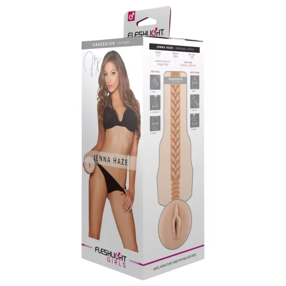 Fleshlight - umelá vagína - Jenna Haze Obsession - realistická