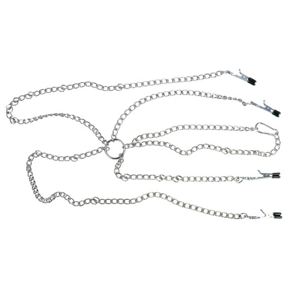 Sexuálna retiazka - svorky na bradavky - pre ženy