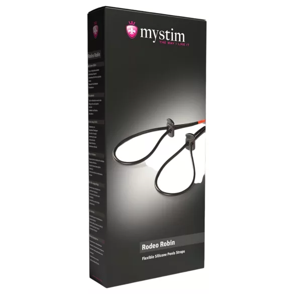 mystim Rodeo Robin - elektro krúžok na penis a semenníky