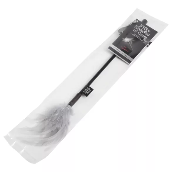 Fifty Shades of Grey - erotické pierko - sivá