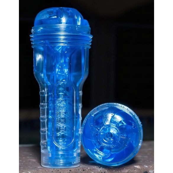 Fleshlight Turbo Thrust - mužský masturbátor s vákuom - modrý