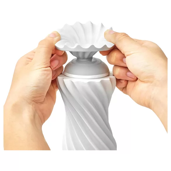 TENGA Flex - masturbátor - biely