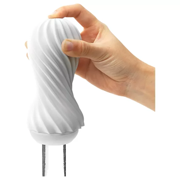 TENGA Flex - masturbátor - biely