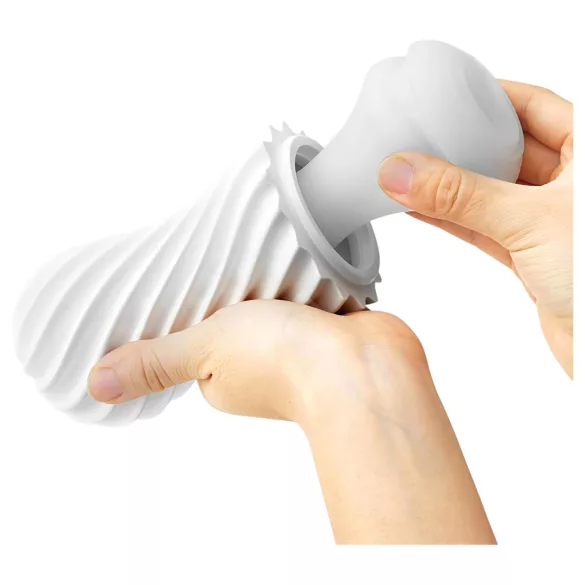 TENGA Flex - masturbátor - biely