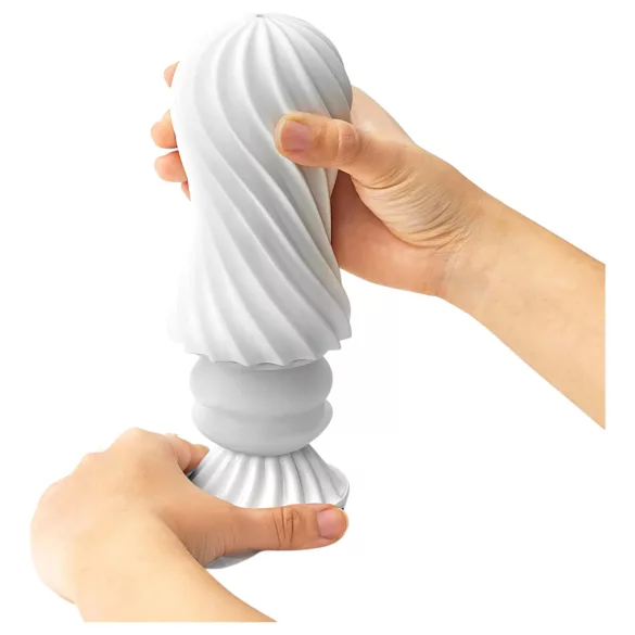 TENGA Flex - masturbátor - biely