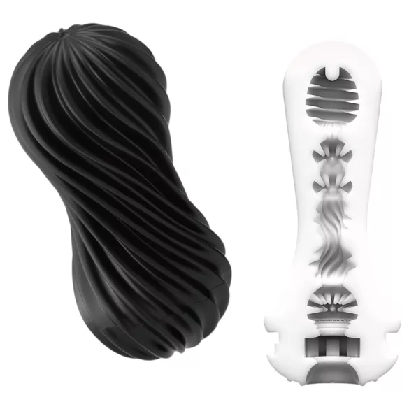 TENGA Flex - masturbátor pre mužov - čierny