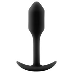   b-vibe Snug Plug 1 - análny kolík s vnútornou záťažou (55g) - čierny