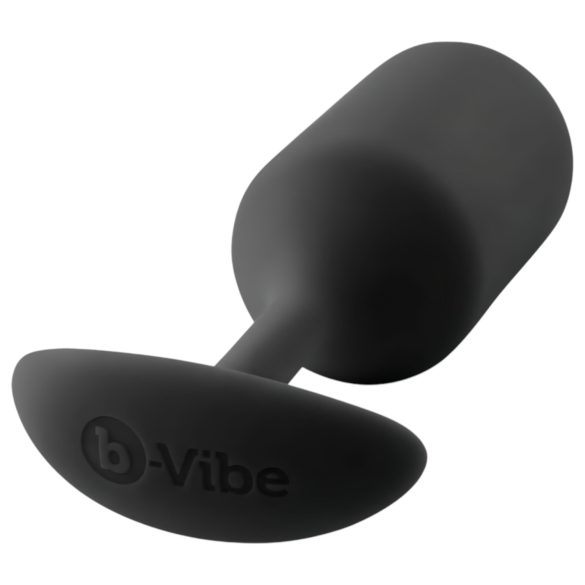 b-vibe - análny kolík s dvoma guľôčkami - 180g - čierny