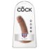 King Cock 15 cm dildo - hnedá