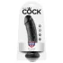 King Cock 8 dildo (20 cm, čierny)