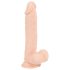 Nature Skin - prísavný realistický dildo - prirodný (stredný)