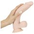 Nature Skin - prísavný realistický dildo - prirodný (stredný)