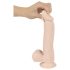 Nature Skin - prísavný realistický dildo - prirodný (stredný)