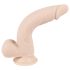 Nature Skin - prísavný realistický dildo - prirodný (stredný)
