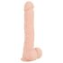 Nature Skin - prísavkové, realistické dildo - prírodné (veľké)