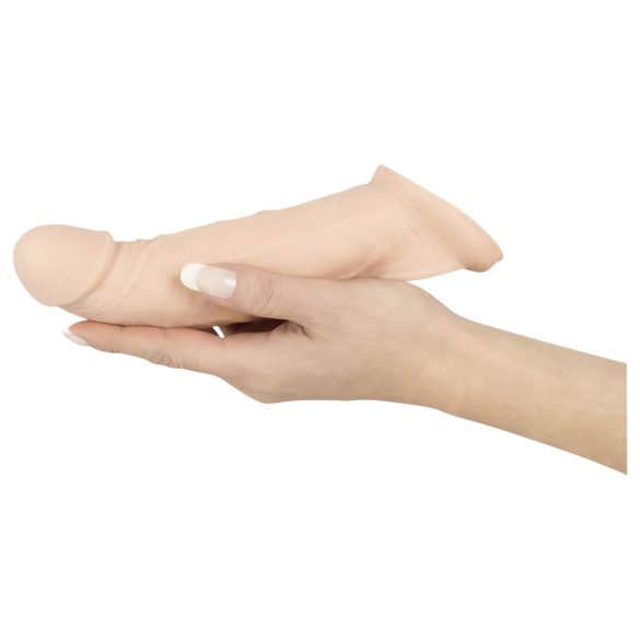 Nature Skin - návlek na penis s erekčným krúžkom - realistický vzhľad