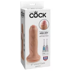 King Cock - realistický dildó - 15 cm - telová farba