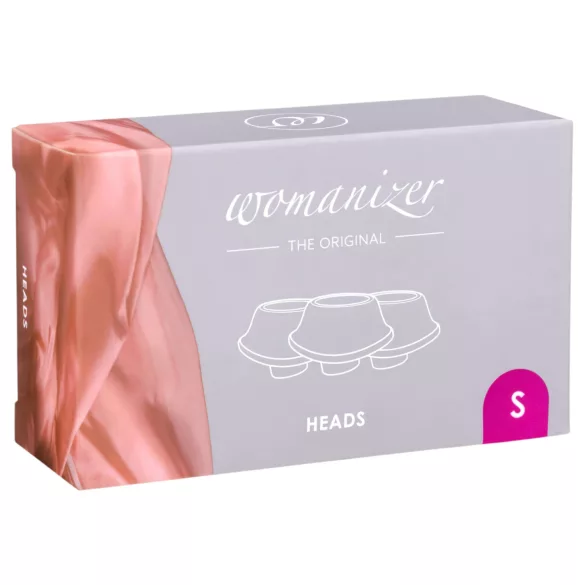 Womanizer Classic S - náhradné sacie nástavce - fialová - 3 ks